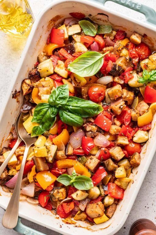 Ratatouille with Fresh Basil