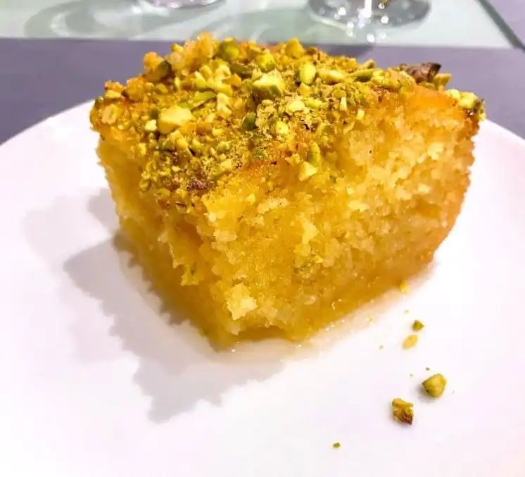 Ravani (Almond and Yogurt Cake)