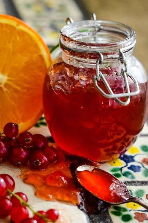 Red Currant and Orange Zest Jelly