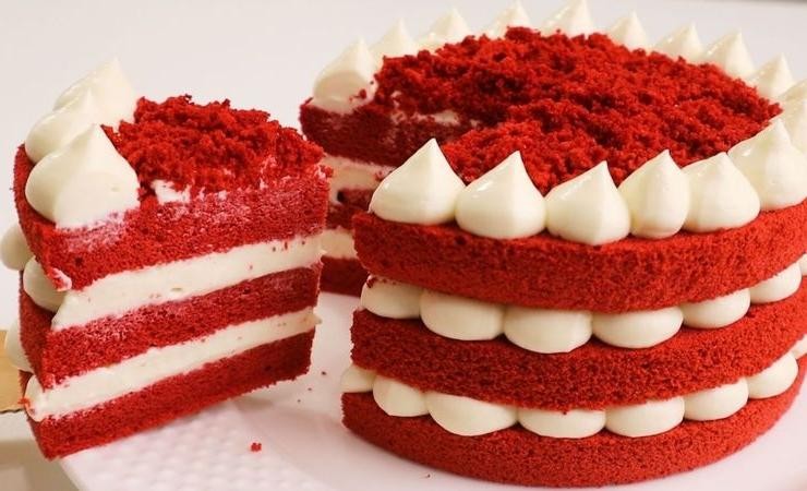 Red Velvet Chiffon Cake