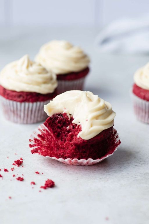 Red Velvet Cupcakes with Cream Cheese Icing
