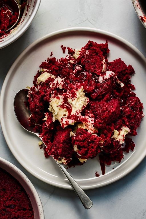 Red Velvet Dirt Cake