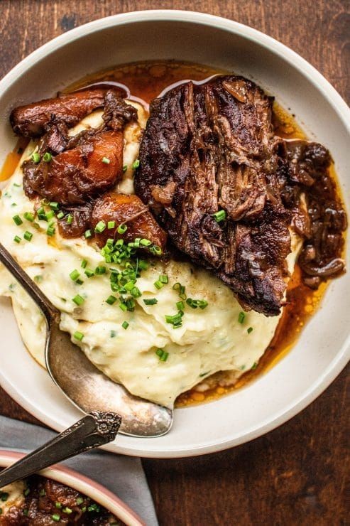 Red Wine Braised Rump Steak
