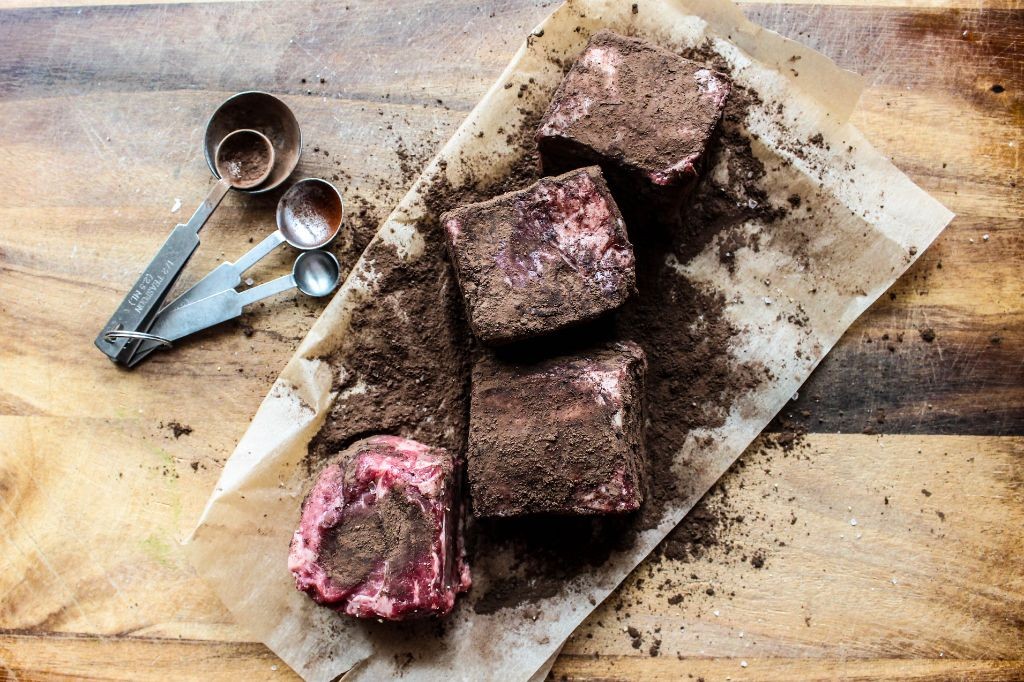 Red Wine and Chocolate Braised Short Ribs