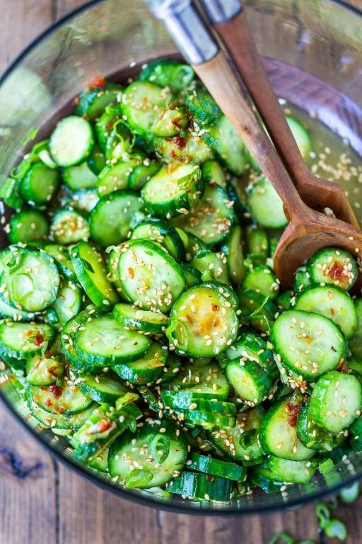 Refreshing Cucumber Sesame Dip