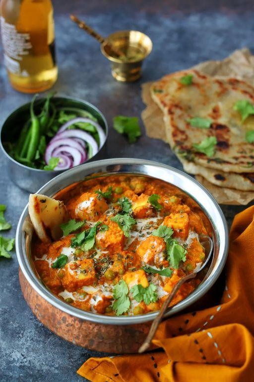 Restaurant-Style Mattar Paneer