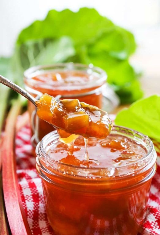 Rhubarb Peach Jam