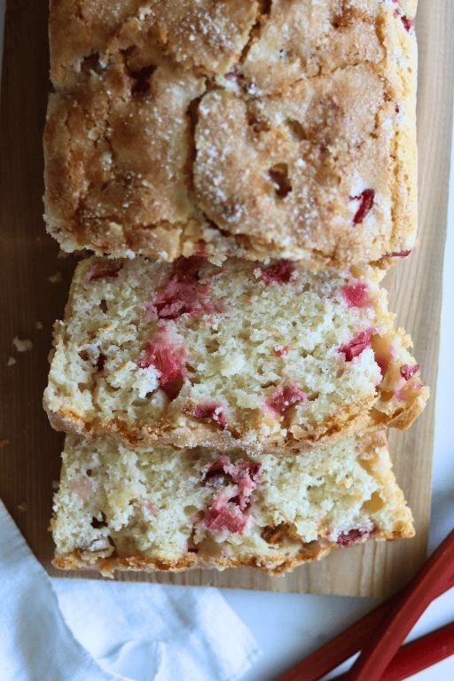 Rhubarb Sourdough Bread with Honey