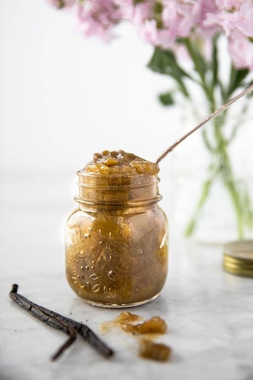 Rhubarb Vanilla Bean Jam
