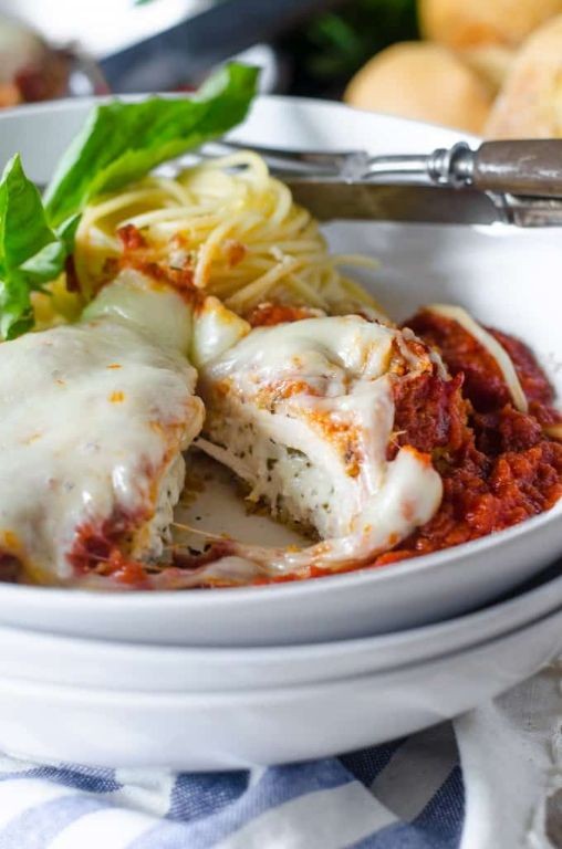 Ricotta-Stuffed Chicken Parmesan