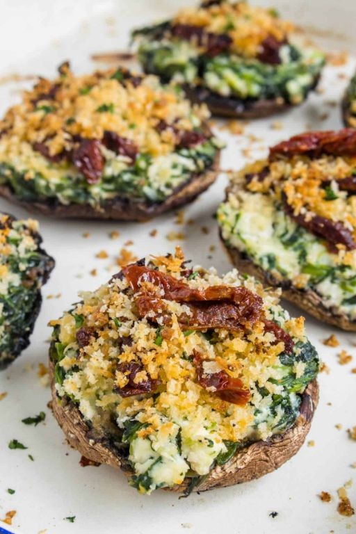 Ricotta-Stuffed Portobello Mushrooms