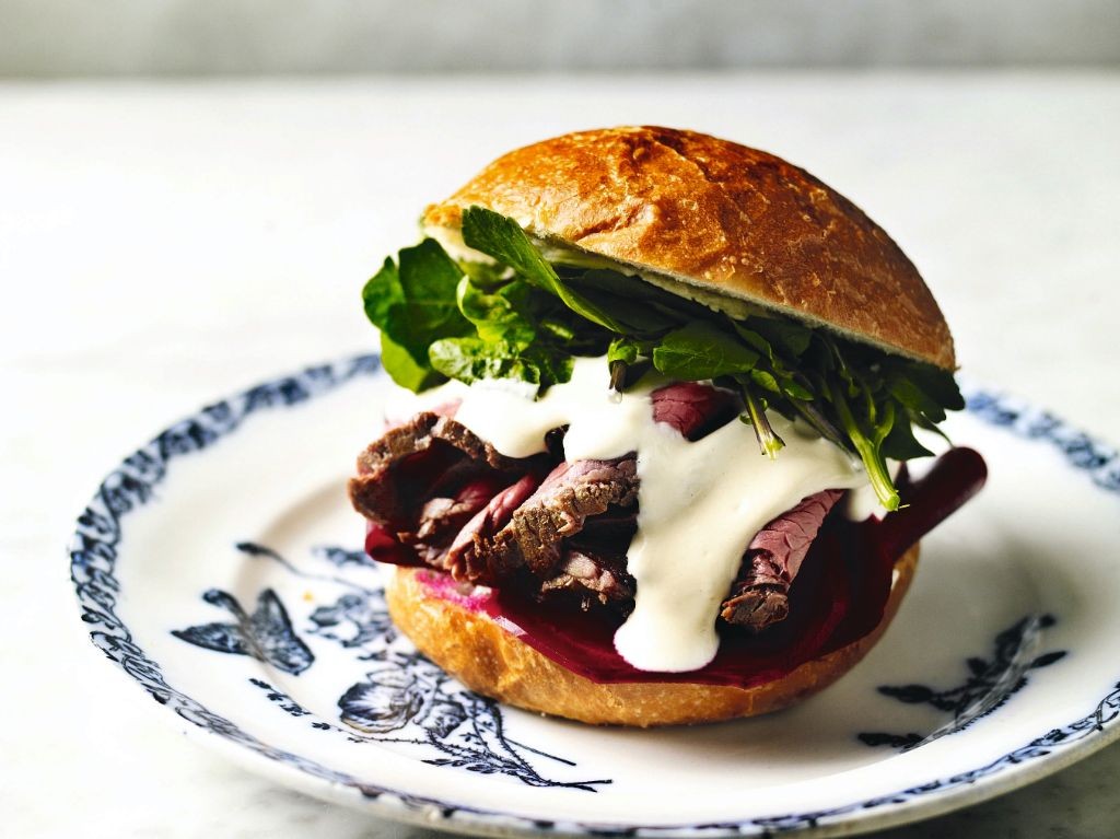 Roast Beef and Horseradish Sandwich