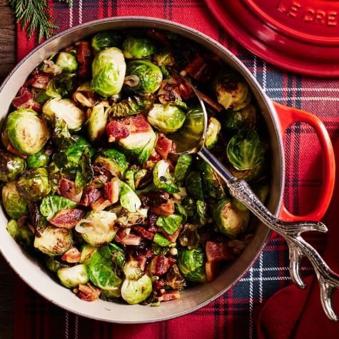 Roasted Brussels Sprouts with Pine Nuts