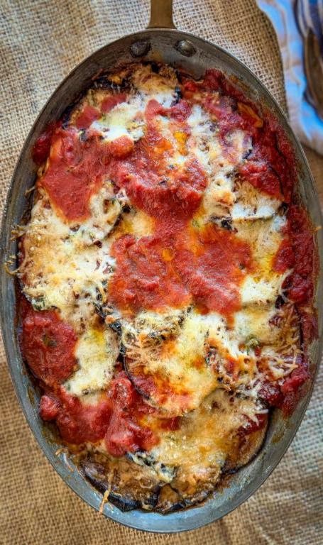 Roasted Eggplant Parmesan