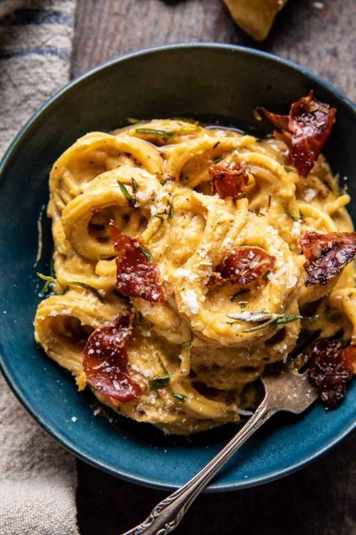 Roasted Garlic Butternut Squash Pasta Sauce
