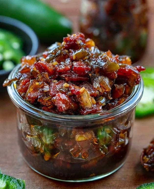 Roasted Garlic Jalapeno Jam