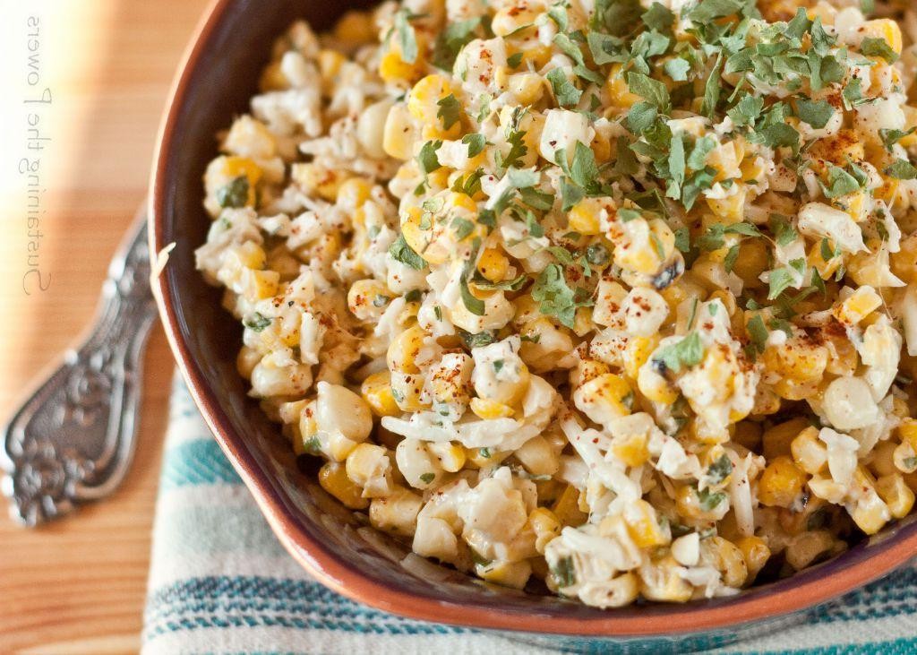 Roasted Garlic Parmesan Esquites
