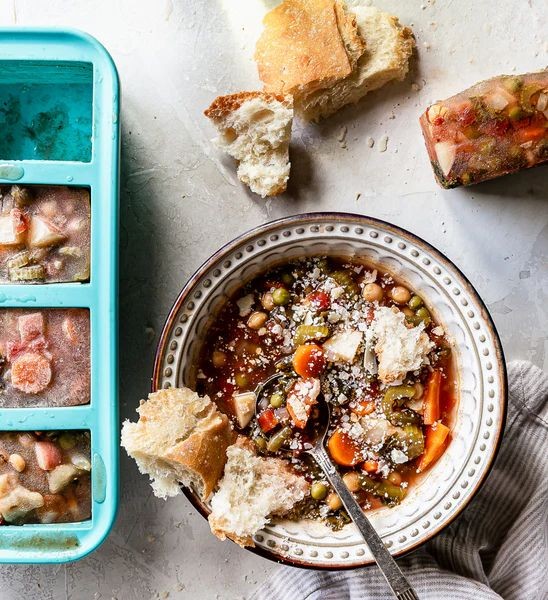 Roasted Garlic and Parmesan Souper Cubes Soup