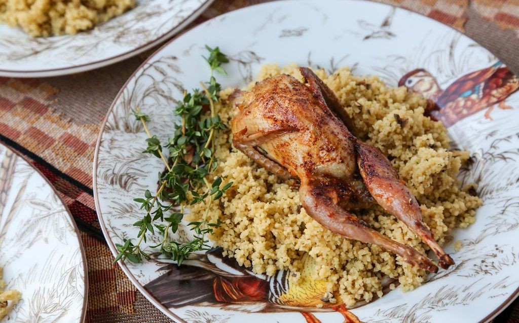 Roasted Quail with Rosemary