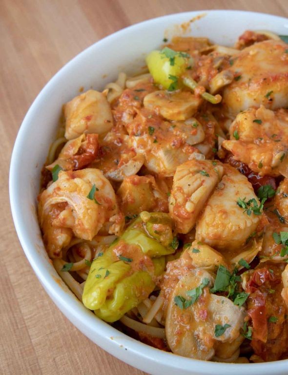 Roasted Red Pepper Seafood Sauce