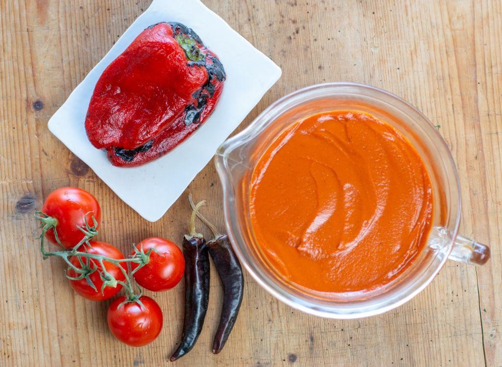 Roasted San Marzano Tomato and Red Pepper Sauce