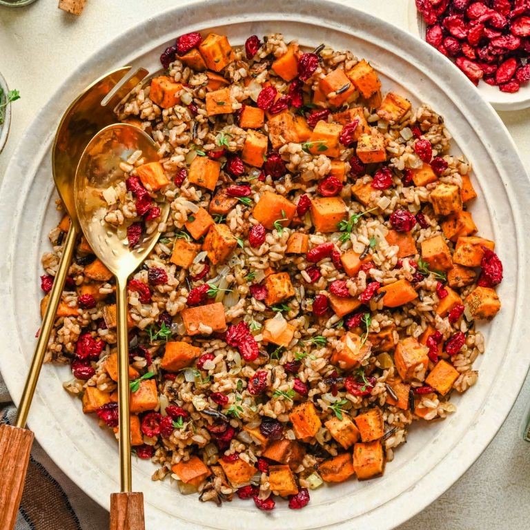 Roasted Vegetable and Wild Rice Medley