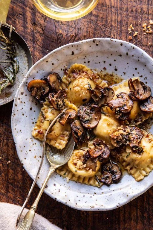 Rosemary Butter Mushroom Tortellini