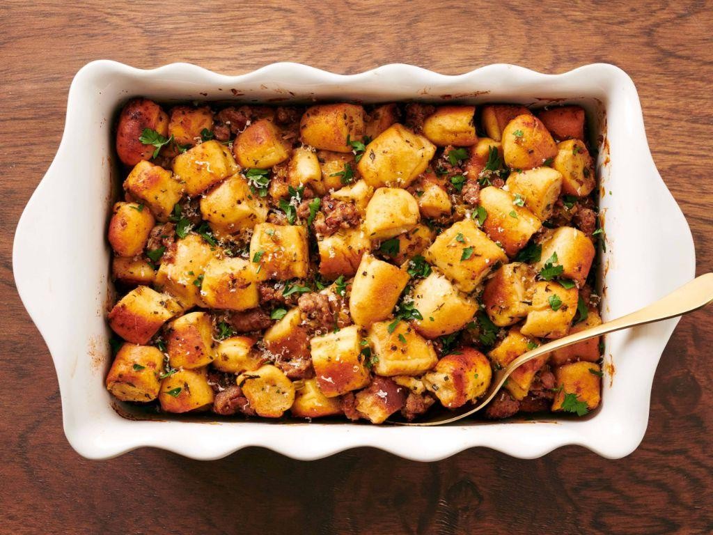 Rosemary Garlic Bread Stuffing