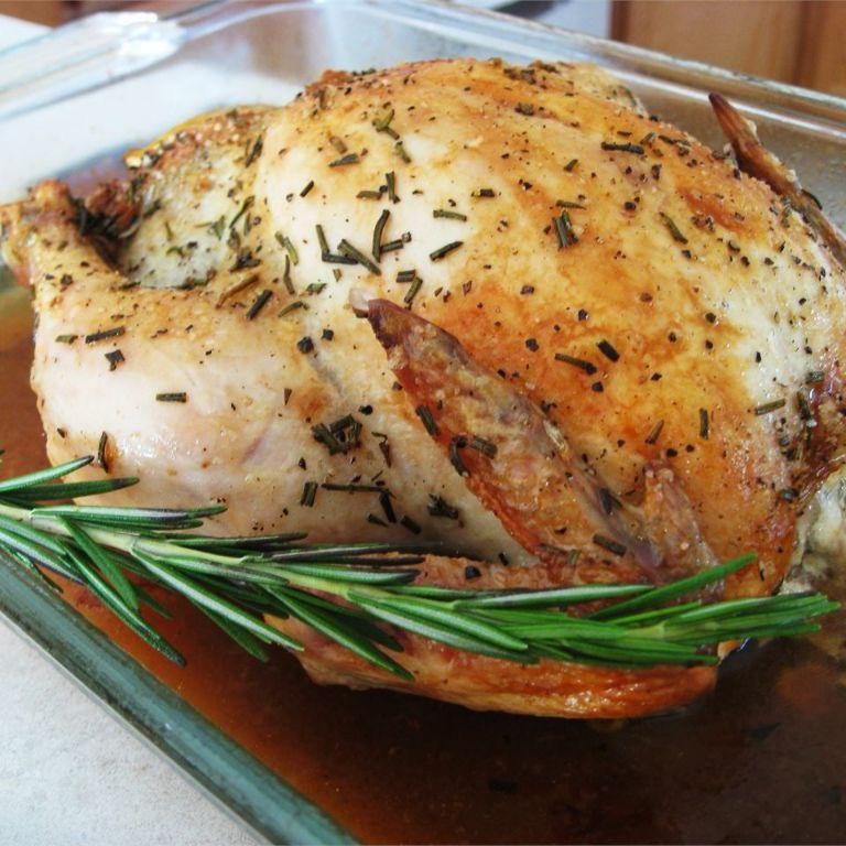 Rosemary Garlic Seasoned Chicken Roast