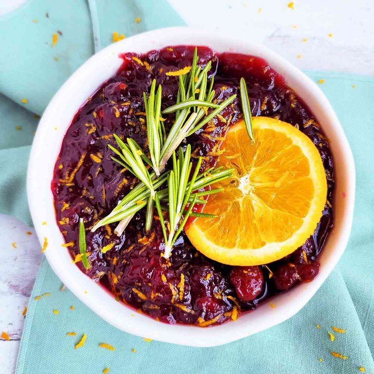 Rosemary Orange Cranberry Relish