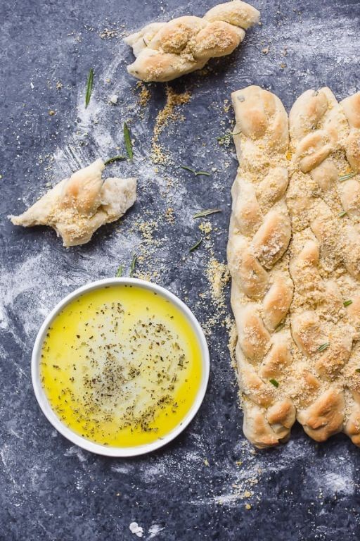 Rosemary and Parmesan Breadsticks