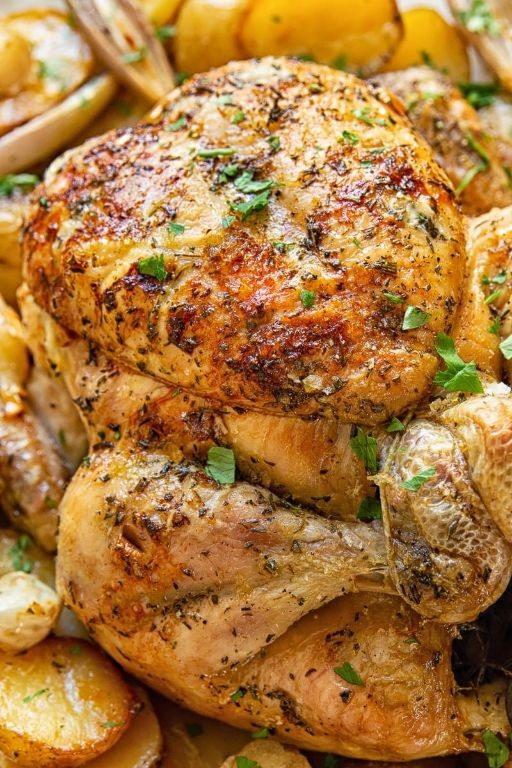 Rosemary and Thyme Crusted Chicken