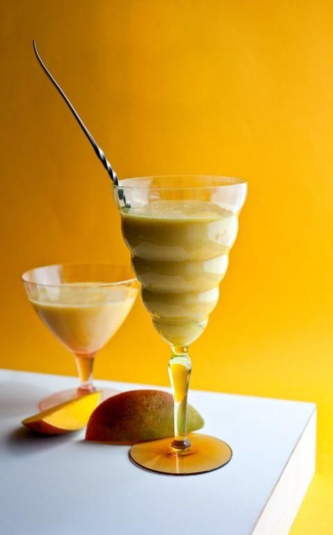 Rosewater Infused Mango Lassi