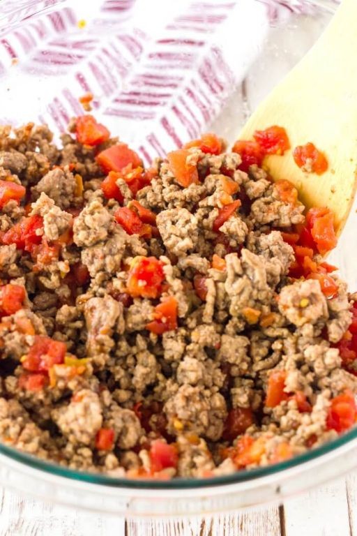 Rotel Ground Beef Mexican Pizza