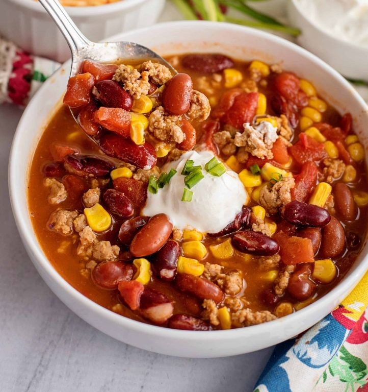 Rotel Ground Beef Taco Soup