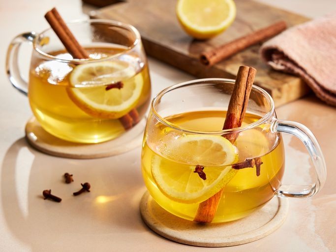Rum Hot Toddy with Clove and Nutmeg