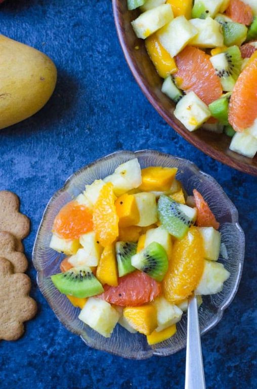 Rum-Soaked Tropical Fruit Salad