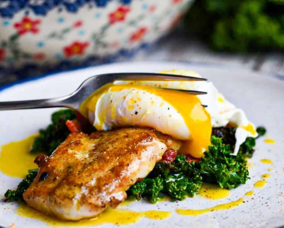 Sablefish Benedict with Hollandaise Sauce