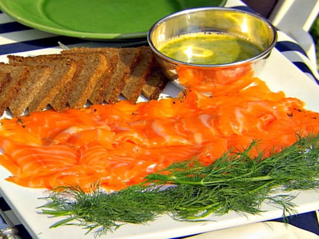Sablefish Gravlax with Mustard Sauce