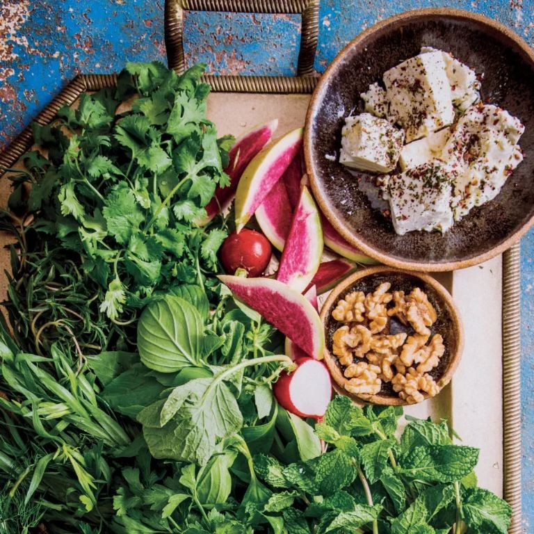 Sabzi Khordan Herb Platter
