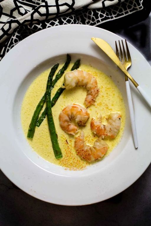 Saffron Cream Seafood Sauce