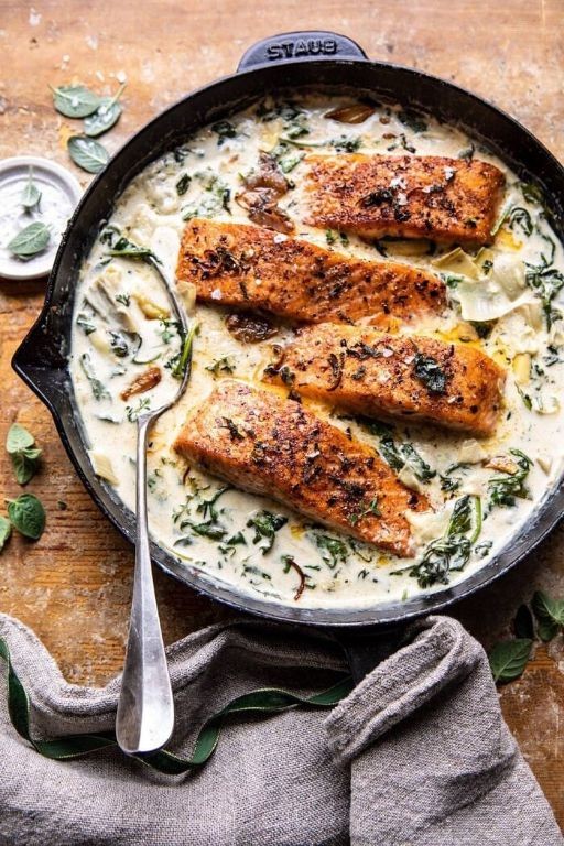 Salmon Spinach and Artichoke Dip