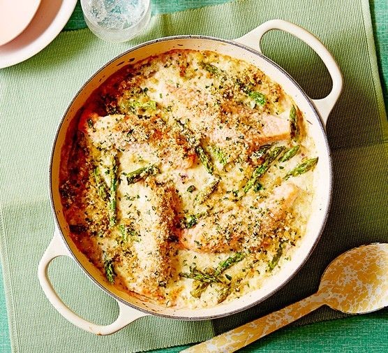 Salmon and Asparagus Casserole