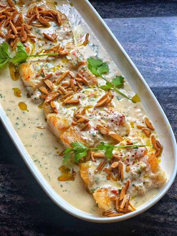 Samak Harra (Spicy Fish with Tahini Sauce)