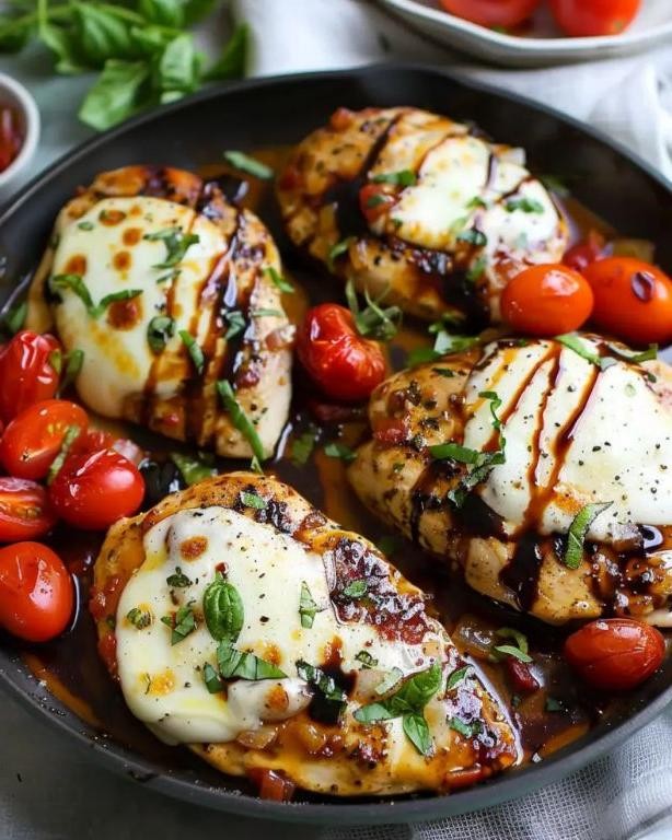San Marzano Tomato and Balsamic Glazed Chicken