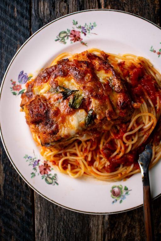 San Marzano Tomato and Eggplant Parmesan