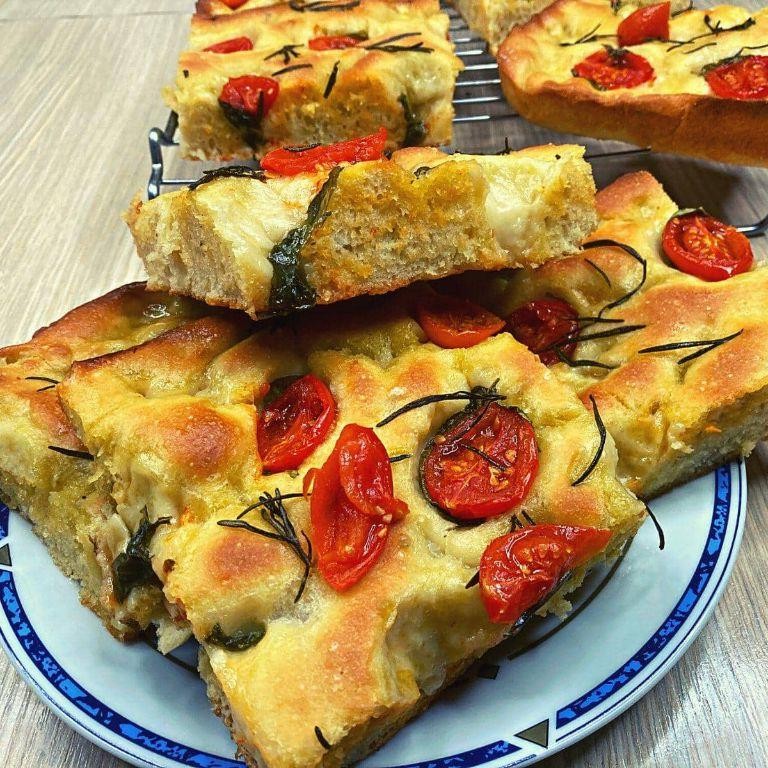 San Marzano Tomato and Fresh Herb Focaccia
