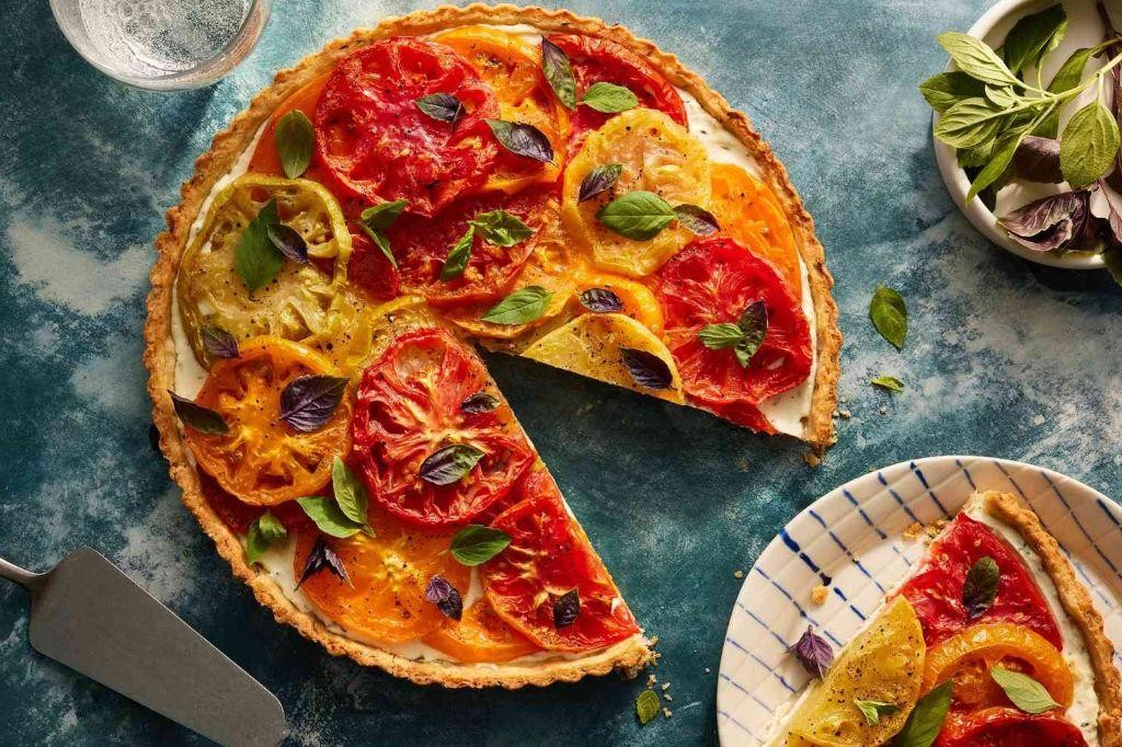 San Marzano Tomato and Goat Cheese Tart