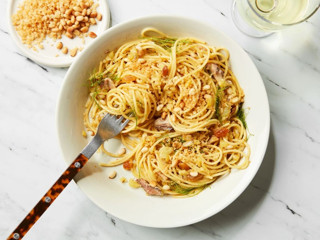 Sardine and Anchovy Spaghetti
