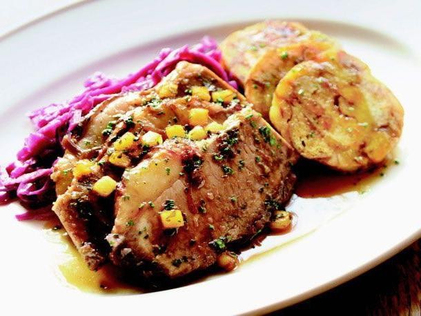 Sauerbraten with Red Cabbage